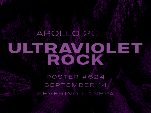 Presentation of the poster number 624 Ultraviolet Rock