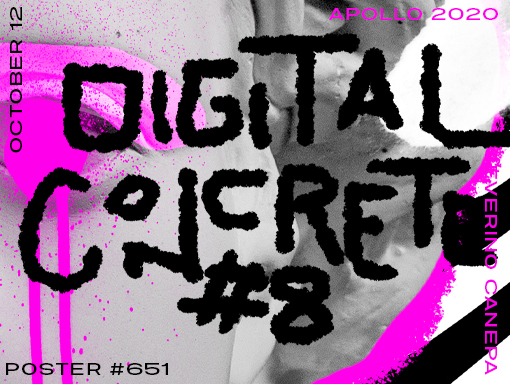 Overview of the poster number 651 titled Digital Concrete 8