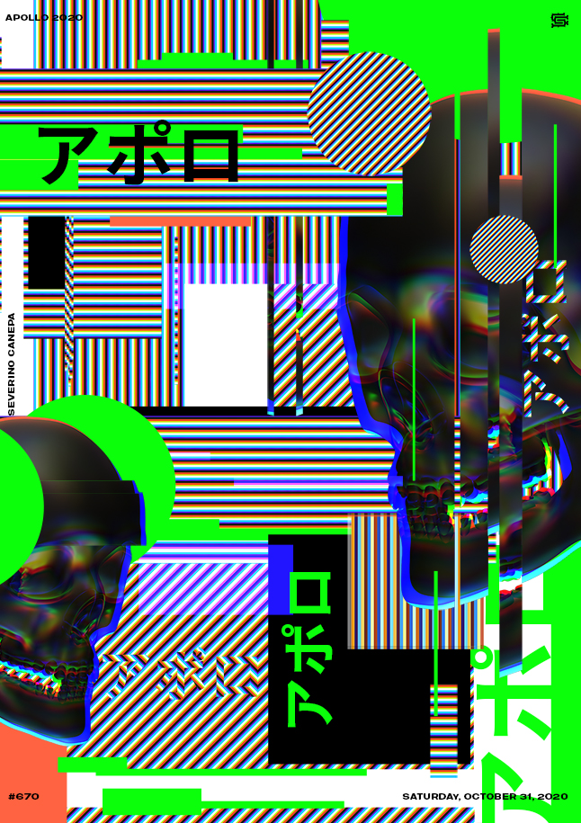 Original design made with pattern and glitch effects