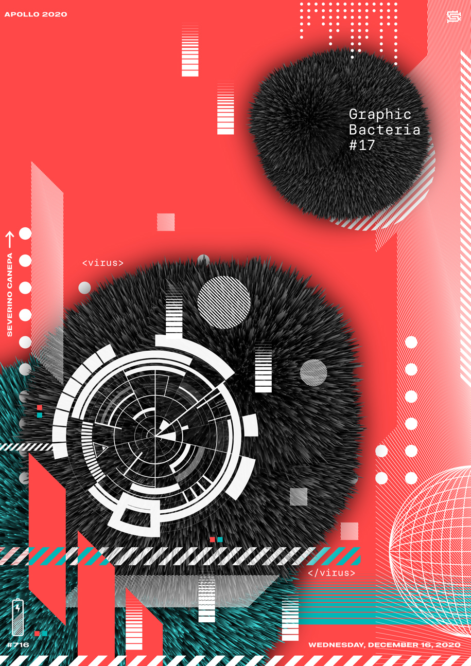 Graphic creation inspired by sciene fiction movies and their interfaces