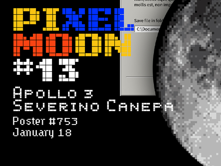 Presentation number 753 titled Pixel Moon 13