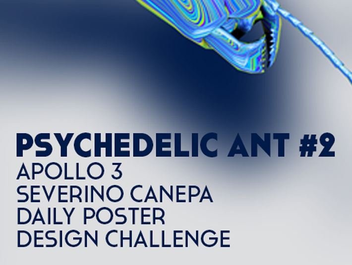 Presentation of the poster number 673 named Psychedelic Ant 2