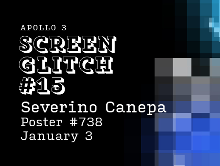 Presentation image of the poster 738 named Screen Glitch 15