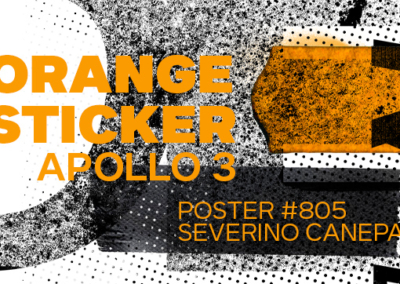 Orange Sticker Poster #805