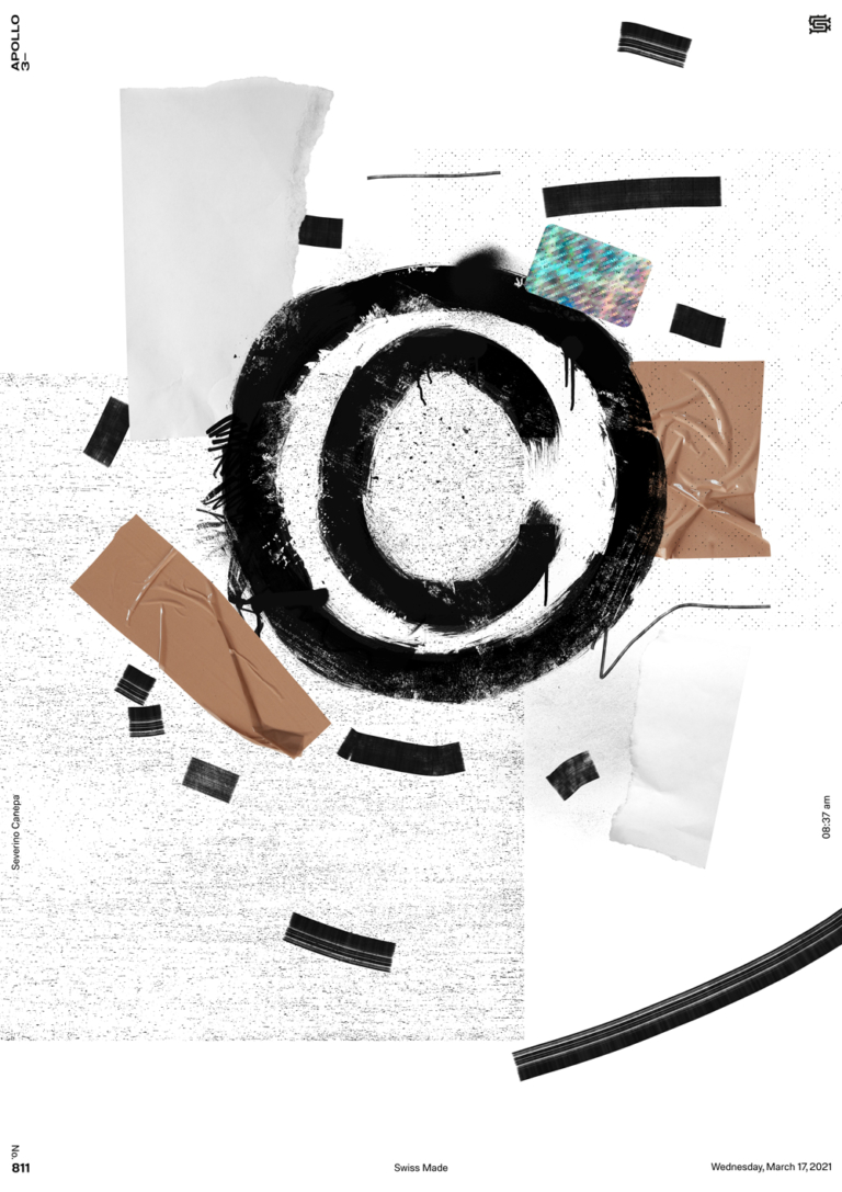 Visual creation where I destroy the Copyright symbol