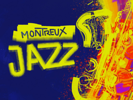 Visual presentation of the graphic qualities of the poster Montreux Jazz