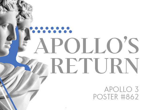 Presentation of the poster number 862 named Apollo's Return