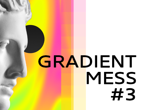 Visual overview of the poster 871 titled Gradient Mess 3