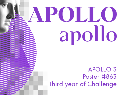 Presentation of the poster number 863 titled Apollo Apollo