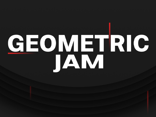 Presentation image of the poster of the mini-series titled Geometric Jam