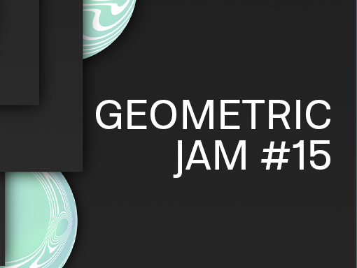 Presentation of the poster number 906 Geometric Jam 15