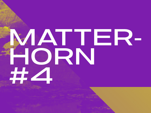 Presentation image of the poster number four of the mini-series Matterhorn