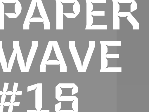 Overview of the poster number 955 named Paper Wave 18