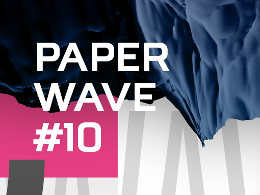 Visual overview of the poster number 947 named Paper Wave 10