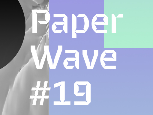 Digital presentation of the creation named Paper Wave 19