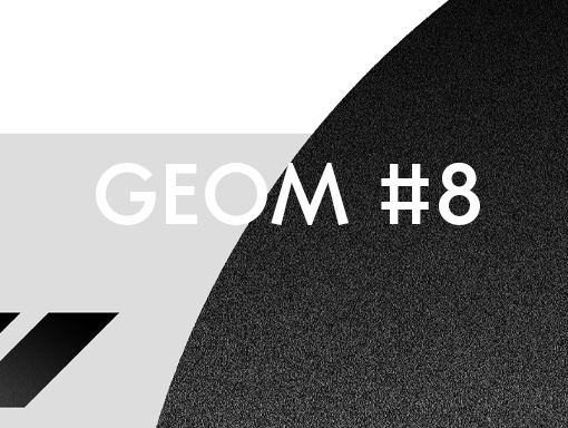 Presentation image of Geom number 8 design of the mini-series I create with geometric shapes