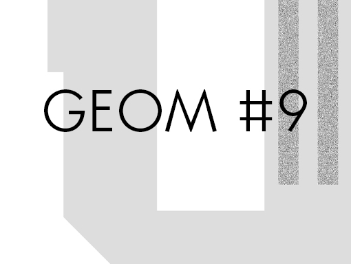 Presentation of the graphic qualities of the poster number 986 Geom 9