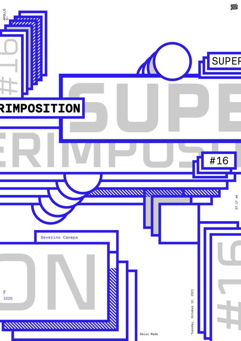 Digital creation I realized by overlaping rectangles and circles