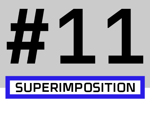 Overview of the graphic qualities of the poster number 1015 named Superimposition 11