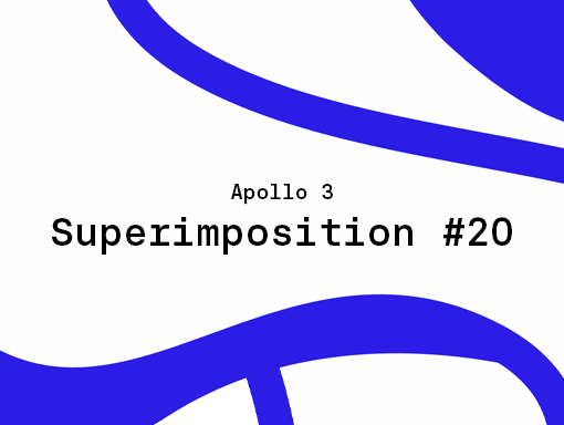 Overview of the poster design named Superimposition 20