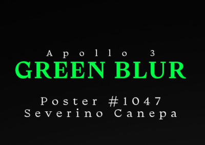 Green Blur Poster #1047