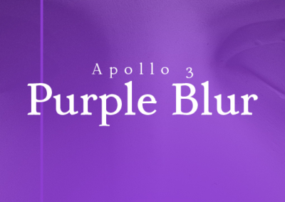 Purple Blur Poster #1051