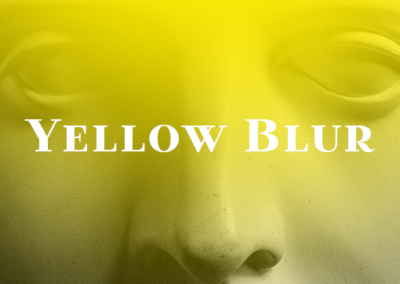 Yellow Blur Poster #1049