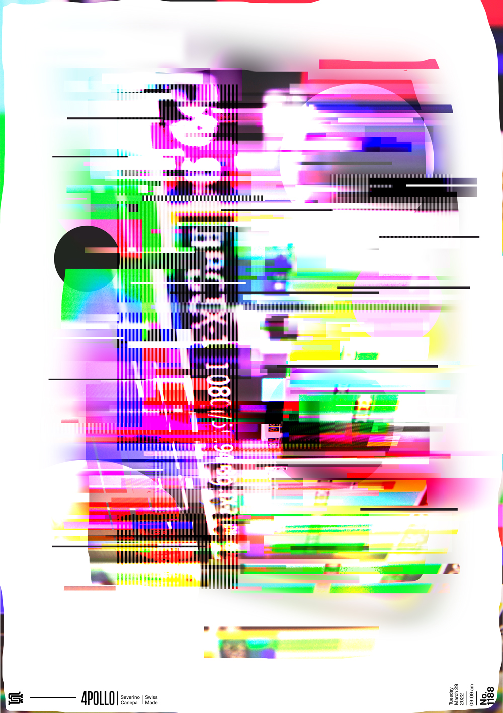 Visual creation where I create glitch effect with a photograph