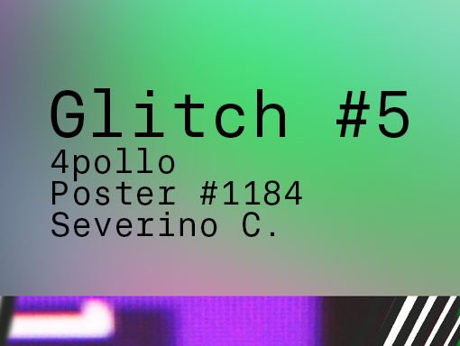 Overview of the poster number 1184 named Glitch 5