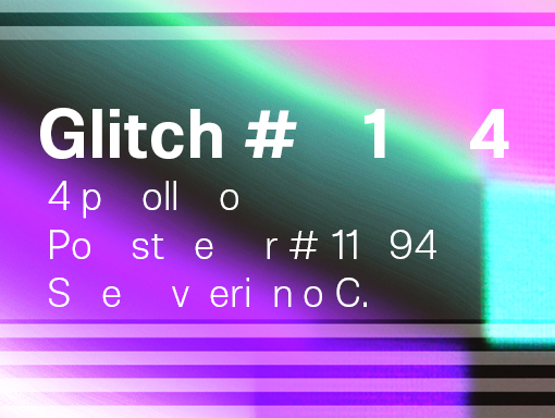 Presentation of the poster number 1194 named Glitch 14