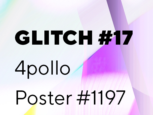 Overview of the poster number 1197 named Glitch 17