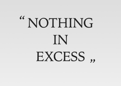 Nothing in Excess Poster #1241
