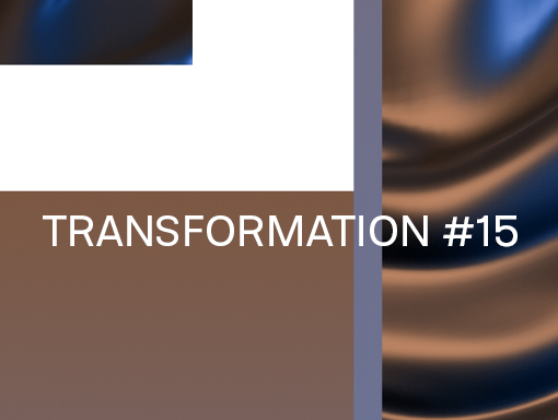 Presentation of the poster number 1304 named Transformation 15