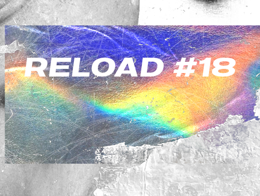 Presentation of the digital collage named Reload #18