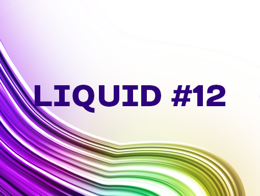 Presentation of the digital artwork number 1481 named Liquid 12