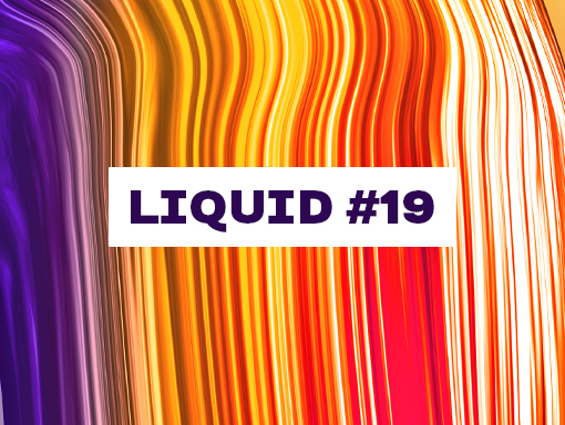 Presentation of the digital artwork number 1488 named Liquid 19