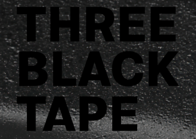 Three Black Tape Poster #1494