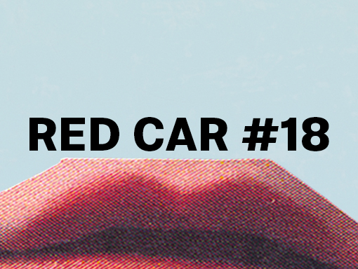 Presentation of the digital collage number 1513 named Red Car 18