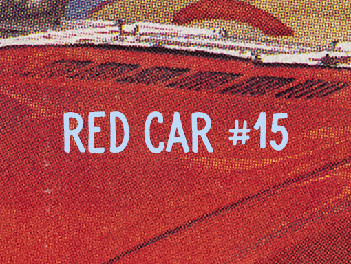 Presentation of the digital collage number 1510 named Red Car 15