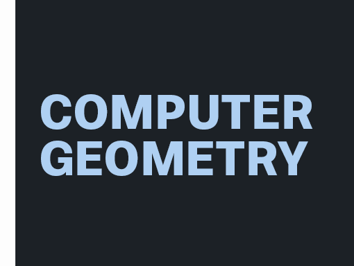 Visual presentation of the poster number 1531 named Computer Geometry