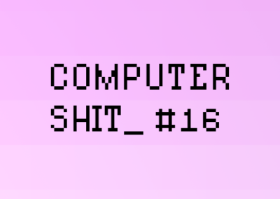 Computer Shit #16 Poster #1532