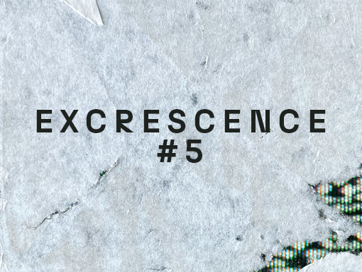 Presentation of the visual artwork number 1552 named Excrescence 5