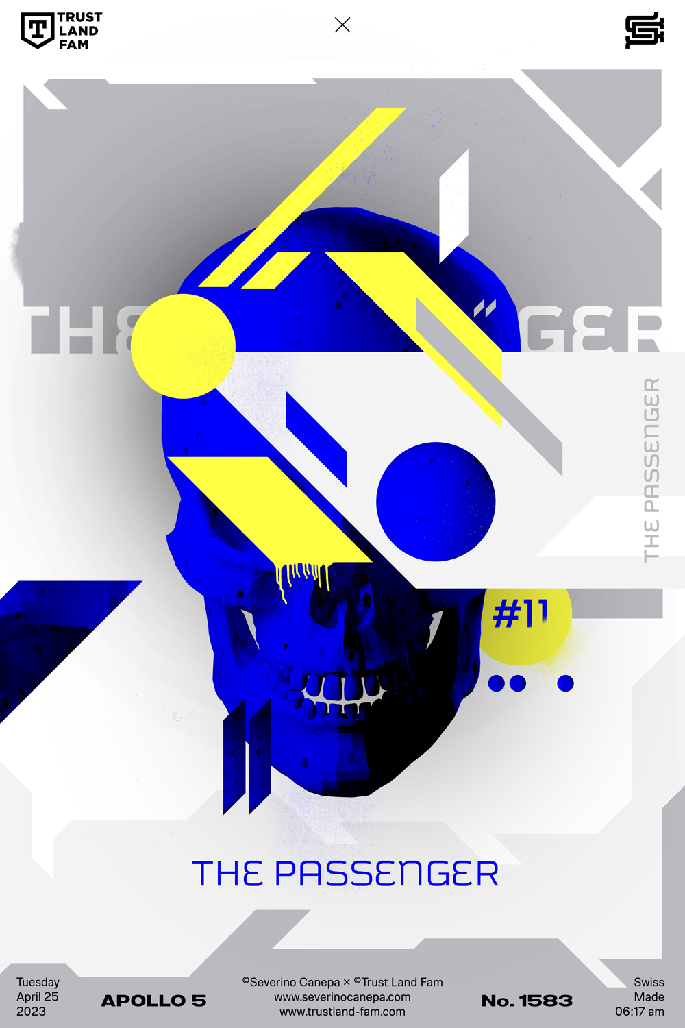 Futuristic style made for the mini-series with the blue skull