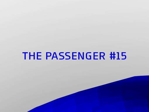 Presentation of the artwork number 1587, named The Passenger 15