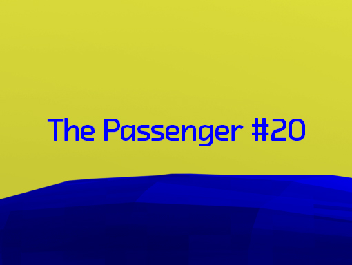 Presentation of the visual artwork number 1592, titled The Passenger 20