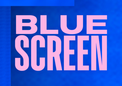 Blue Screen Poster #1646