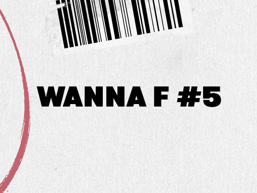 Presentation of the digital collage number 1653, titled Wanna F 5