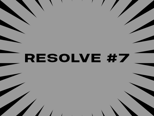 Overview of the creation number 1712, named Resolve 7