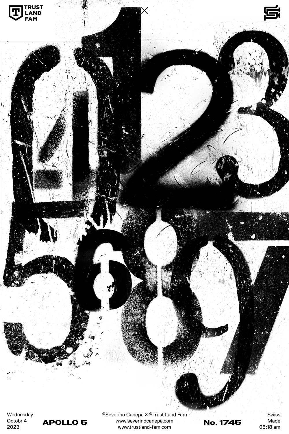 Numberz #6 Poster #1745 - Severino Canepa