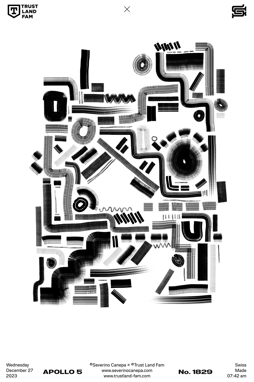 Minimalist abstract creation I realized with different marker brushes